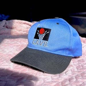 Vintage Cleveland Cavaliers blue and black adjustable snap back hat
